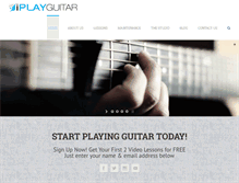 Tablet Screenshot of beginnersguitar.net